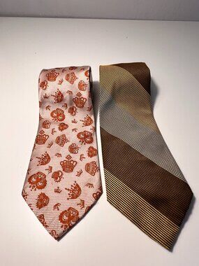 2 Vintage Ties - Superba - Excellent Condition - 1960's/1970's